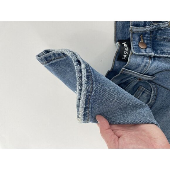 NWT Fashion Nova Women’s Classic 90s Low Stretch Straight Leg Jeans Size 1 - Picture 6 of 9